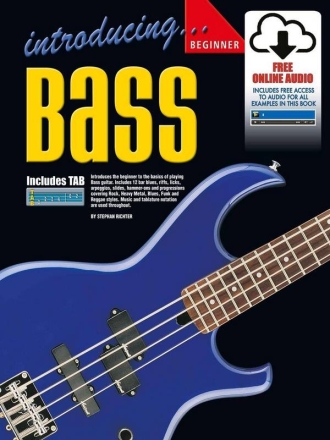 Introducing Bass Bass Guitar Book & Audio-Online