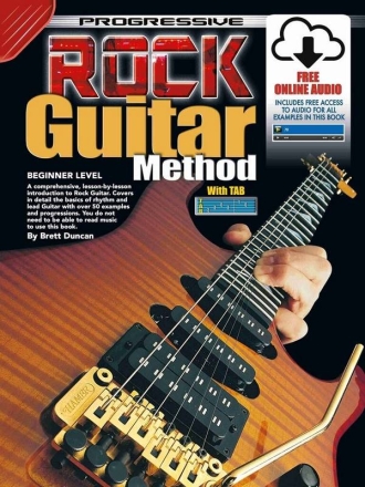 Progressive Rock Guitar Method Guitar Book & Audio-Online