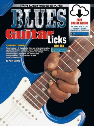 Progressive Blues Guitar Licks (+CD) for guitar