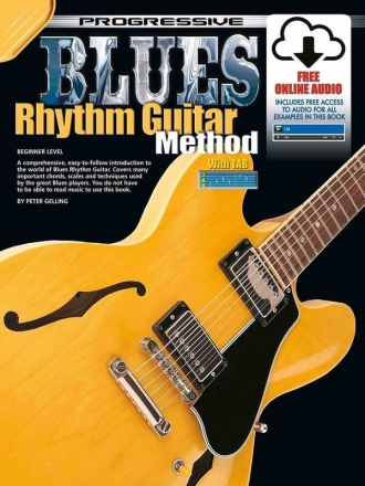 Progressive Blues Rhythm Guitar Method Guitar Book & Audio-Online