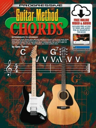 Progressive Guitar Method - Chords Guitar Book & Media-Online