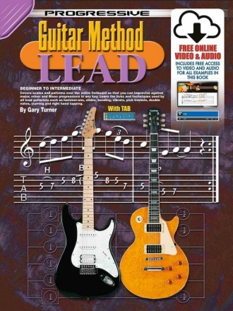 Progressive Guitar Method - Lead Guitar Book & Media-Online