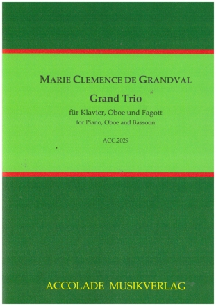 Grand Trio fr Klavier, Oboe und Fagott Klavierpartitur und Stimmen