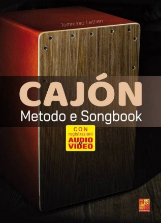 Cajn - Metodo e Songbook Cajon Book & Media-Online