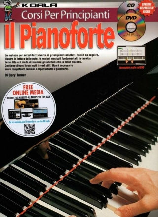 10 Facili Lezioni Imparate a Suonare Il Pianoforte Piano Book & Media-Online