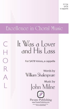 It Was a Lover and His Lass SATB Choral Score