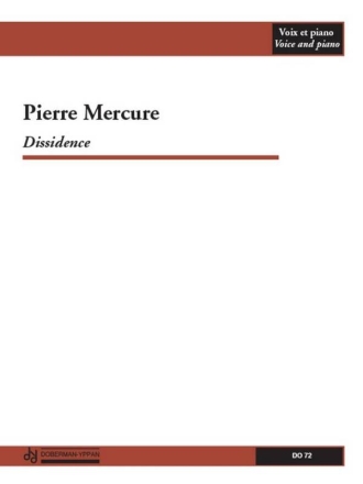 Dissidence Vocal and Piano Buch