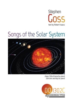 Songs Of The Solar System - Partie De Choeur SSA and Harp Partitur-Set