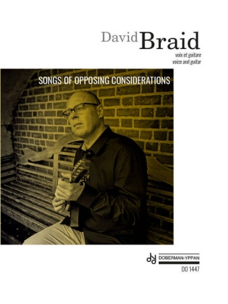 Songs Of Opposing Considerations Vocal and Guitar Buch + Einzelstimme(n)