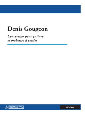 Concertino for guitar Guitar and Orchestra Partitur