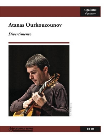 Divertimento 4 Guitars Partitur + Stimmen