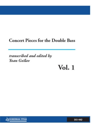 Concert Pieces for the Double Bass, Vol. 1 Double Bass and Piano Buch