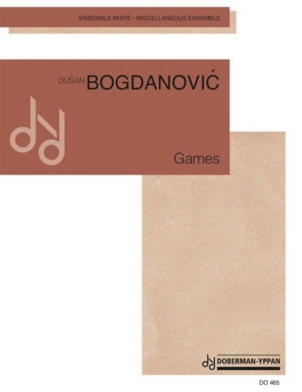 Games (voice / fl. / guit. / cb. / mar.) Chamber Ensemble Partitur + Stimmen