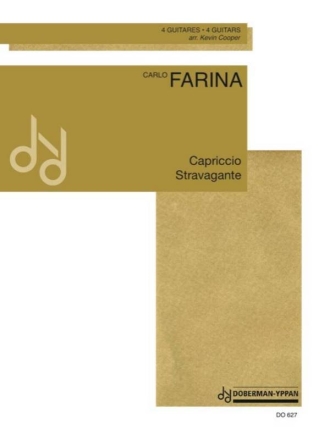 Capriccio Stravagante 4 Guitars Partitur + Stimmen