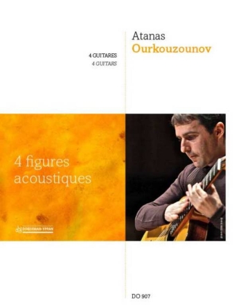 4 figures acoustiques 4 Guitars Partitur + Stimmen