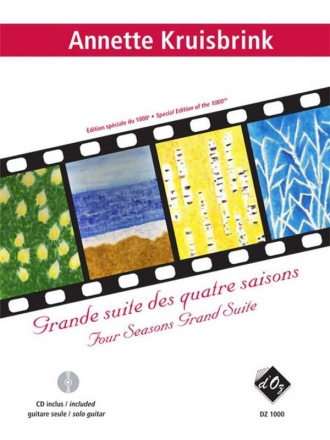 Grande suite des quatre saisons, dition du 1000e Gitarre Buch und CD