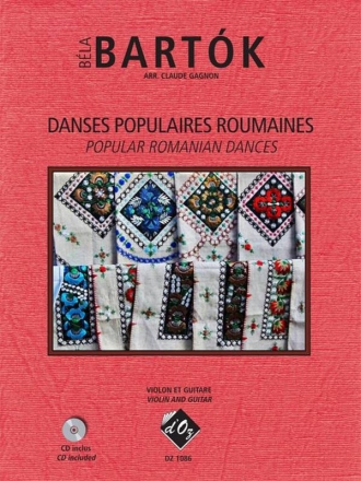 Danses Populaires Roumaines Guitar and Violin Buch und CD