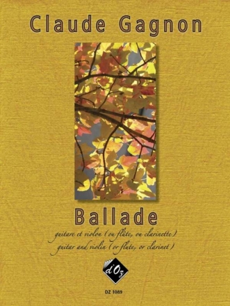 Ballade Violin or Flute or Clarinet and Guitar Buch