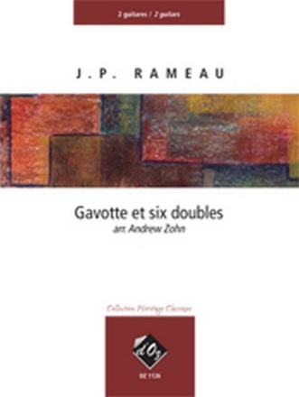 Gavotte et six doubles 2 Gitarren Buch