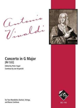 Concerto in G Major RV 532, 2 cahiers Guitar and Orchestra Buch