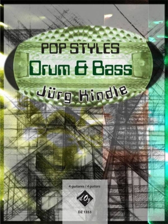 Pop Styles - Drum & Bass 4 Guitars Partitur + Stimmen