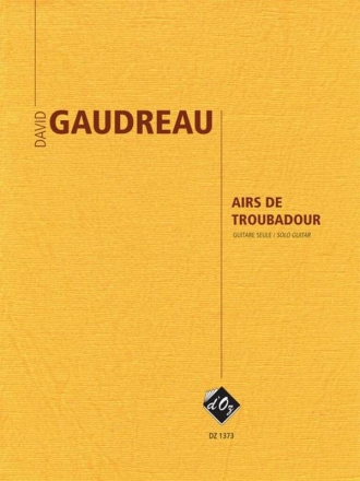 Airs de troubadour Gitarre Buch