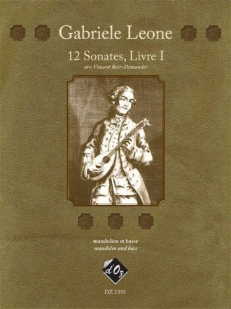 12 Sonates, Livre I Mandolin and Bass Buch