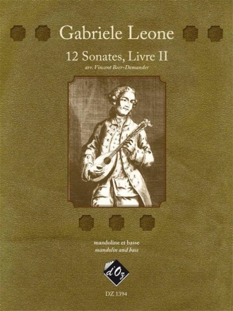 12 Sonates, Livre II Mandolin and Bass Buch