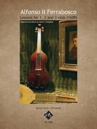 Lessons for 1, 2 and viols (1609) Gitarre Buch