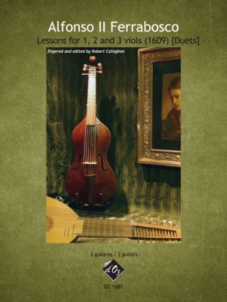 Lessons for 1, 2 and viols (1609) [duets] 2 Gitarren Buch