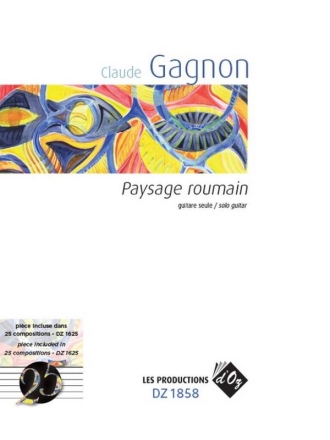 Paysage roumain Gitarre Buch