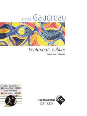 Sentiments oublis Gitarre Buch