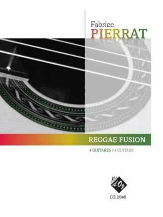 Reggae Fusion 4 Guitars Partitur + Stimmen