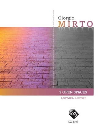 3 Open Spaces 3 Guitars Partitur + Stimmen