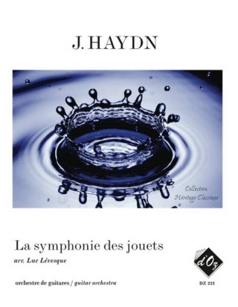 La symphonie des jouets Guitar Orchestra Partitur + Stimmen