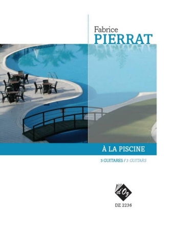  la piscine 3 Guitars Partitur + Stimmen