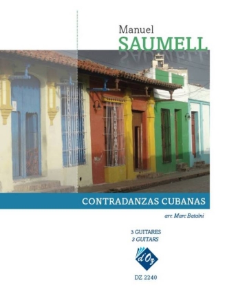 Contradanzas cubanas 3 Guitars Partitur + Stimmen