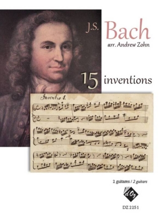 15 inventions 2 Gitarren Buch