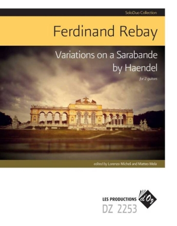 Variations on a Sarabande by Haendel 2 Gitarren Buch