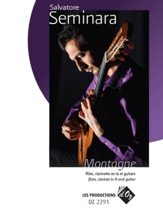 Montagne Flute, Clarinet and Guitar Partitur + Stimmen