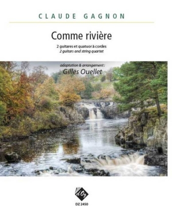 Comme rivire 2 Guitars and Stringorchestra Partitur + Stimmen