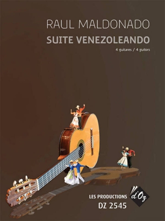 Suite Venezoleando 4 Guitars Partitur + Stimmen