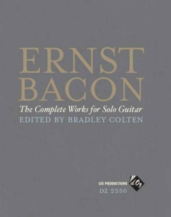 The Complete Works For Solo Guitar Gitarre Buch