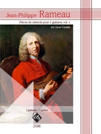 Pices de clavecin pour 2 guitares, vol. 1 2 Gitarren Buch