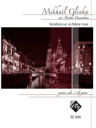 Variations sur un thme russe Gitarre Buch