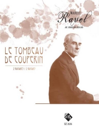 Le Tombeau De Couperin 2 Gitarren Buch