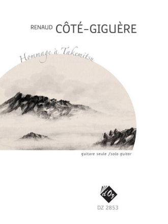 Hommage  Takemitsu Gitarre Buch