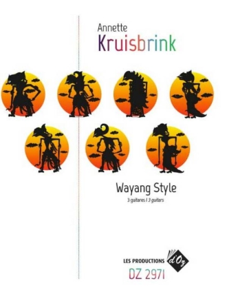 Wayang Style Gitarrentrio Stimmensatz