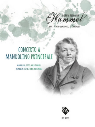 Concerto A Mandolino Principale Orchestra and Mandolin Partitur