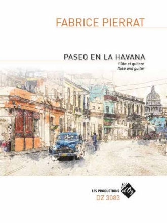 Paseo En La Havana Flte und Gitarre Buch